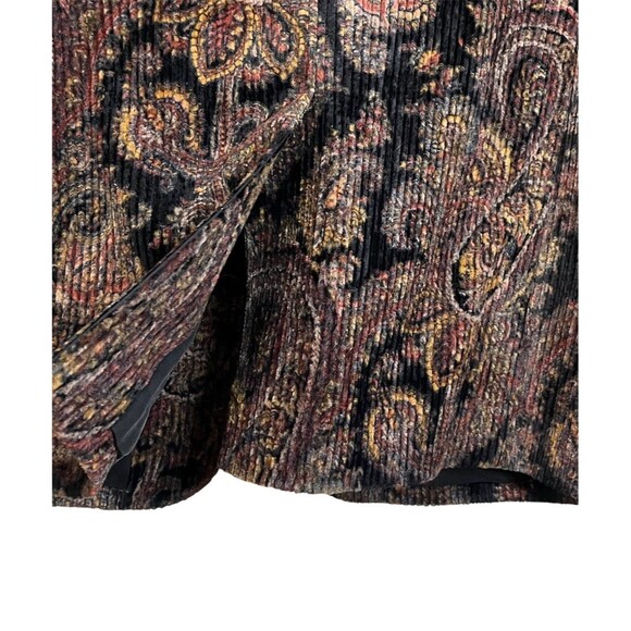 Etro Milano Lapel Blazer Jacket Men's Size 50 Multicolor Paisley Corduroy Italy - Picture 8 of 16